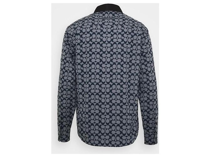 Coach Freizeitshirt mit Logo-Print Neu XL Blau - Ansicht 2