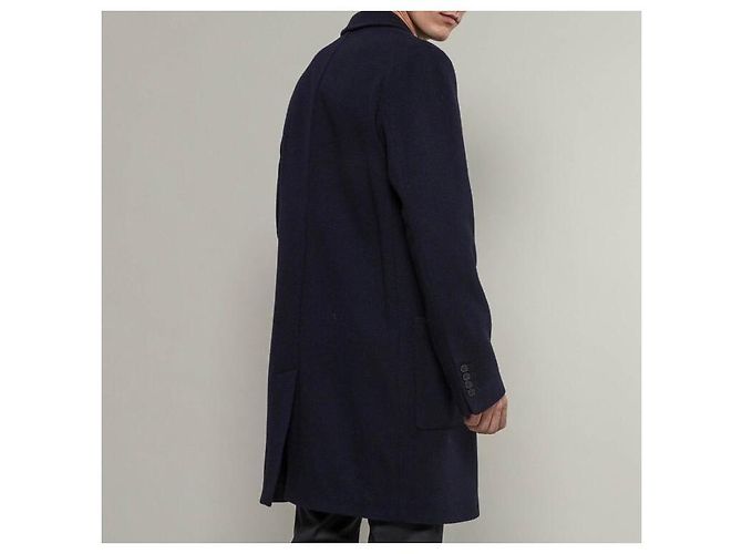 Zapa Paris men's blue wool coat - view 3