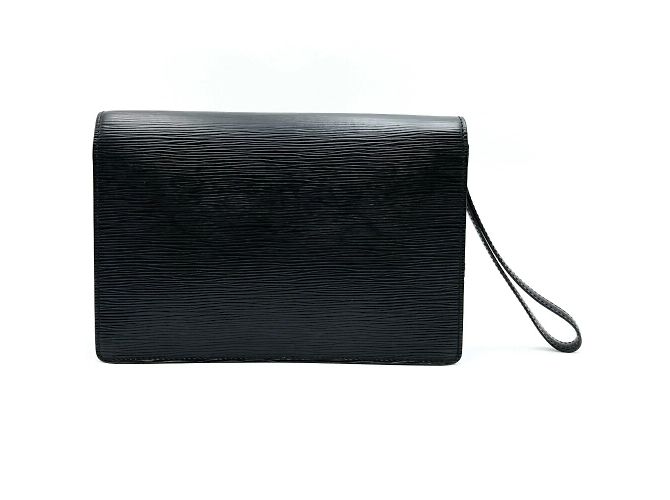 Borsa Clutch Pochette Serie Dragonne di Louis Vuitton Nero - vista 2
