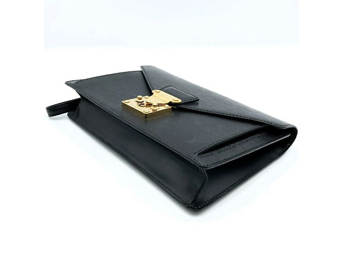 Borsa Clutch Pochette Serie Dragonne di Louis Vuitton Nero - vista 3