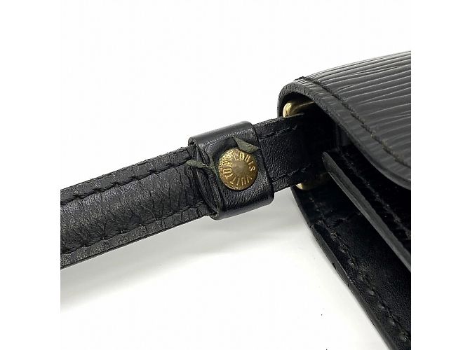 Borsa Clutch Pochette Serie Dragonne di Louis Vuitton Nero - vista 8