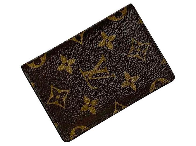 Organizer Organizzatore per schede Monogram Louis Vuitton Marrone Monogramma - vista 2