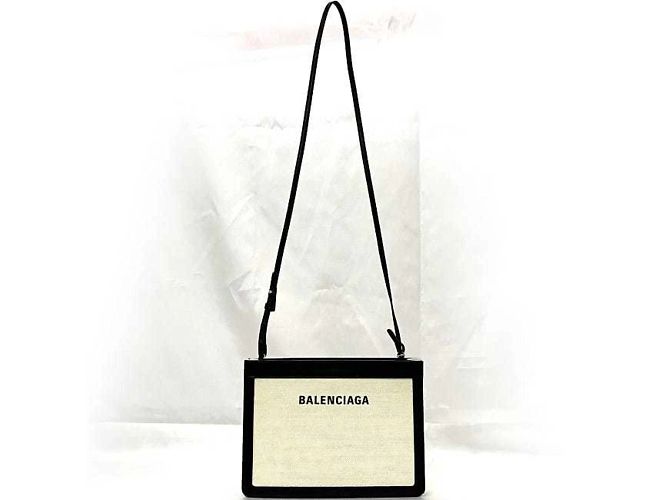 Everyday Borsa a spalla Balenciaga nera e bianca Nero Bianco - vista 3