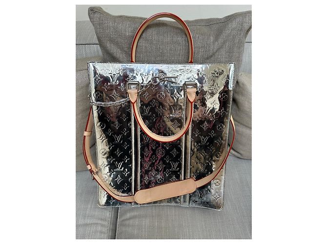 Louis Vuitton Borsa piatta a specchio Virgil Abloh Argento - vista 2