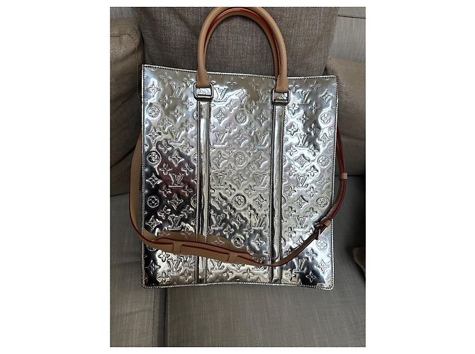 Louis Vuitton Borsa piatta a specchio Virgil Abloh Argento - vista 3