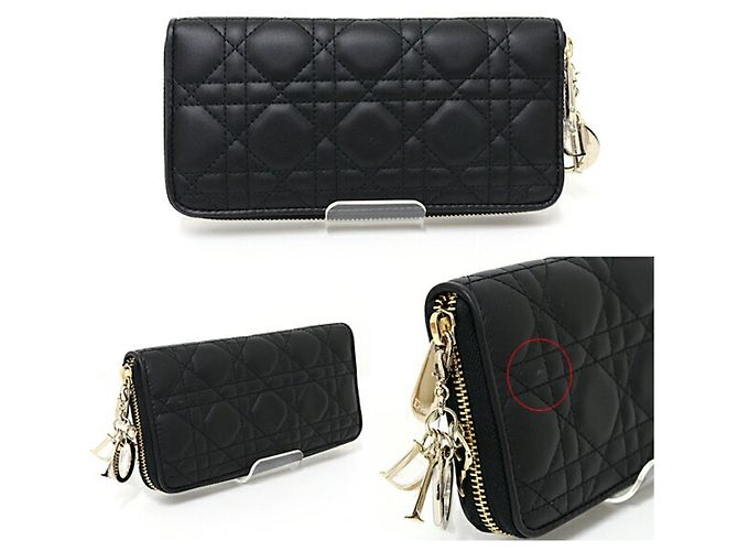 Cartera Lady Voyageur Christian Dior Negro - vista 2