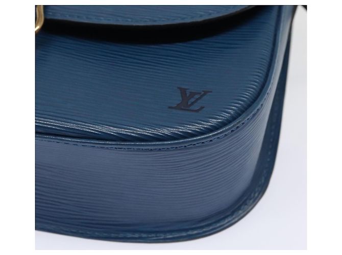 Saint-Cloud LOUIS VUITTON Bolsa de Hombro Epi Saint Cloud GM Azul Toledo M52195 LV Auth ep5940 - vista 14