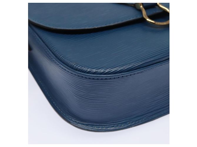 Saint-Cloud LOUIS VUITTON Bolsa de Hombro Epi Saint Cloud GM Azul Toledo M52195 LV Auth ep5940 - vista 15
