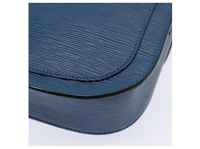 Saint-Cloud LOUIS VUITTON Bolsa de Hombro Epi Saint Cloud GM Azul Toledo M52195 LV Auth ep5940 - vista 16