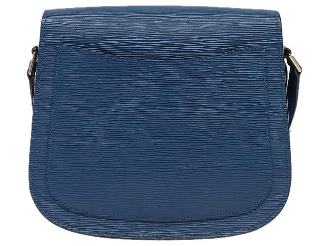 Saint-Cloud LOUIS VUITTON Bolsa de Hombro Epi Saint Cloud GM Azul Toledo M52195 LV Auth ep5940 - vista 2