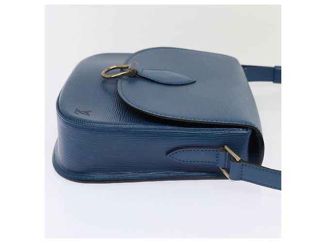 Saint-Cloud LOUIS VUITTON Bolsa de Hombro Epi Saint Cloud GM Azul Toledo M52195 LV Auth ep5940 - vista 3