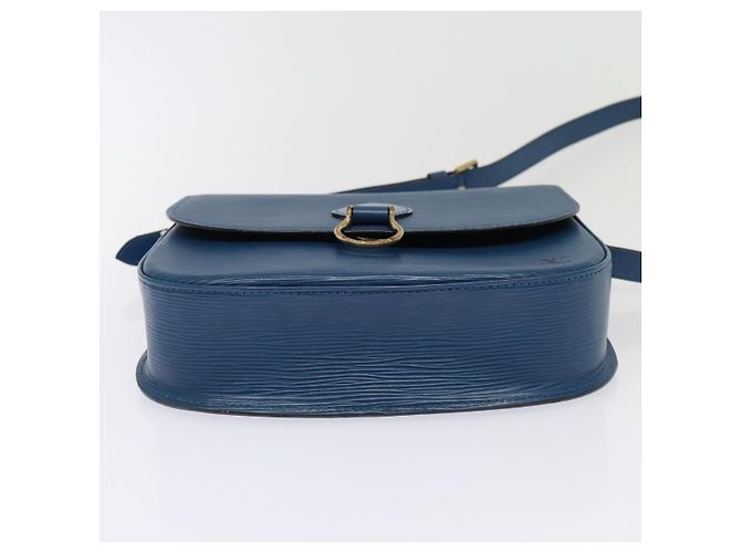 Saint-Cloud LOUIS VUITTON Bolsa de Hombro Epi Saint Cloud GM Azul Toledo M52195 LV Auth ep5940 - vista 5