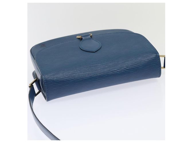 Saint-Cloud LOUIS VUITTON Bolsa de Hombro Epi Saint Cloud GM Azul Toledo M52195 LV Auth ep5940 - vista 6