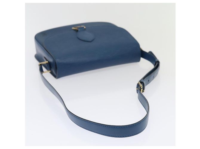Saint-Cloud LOUIS VUITTON Bolsa de Hombro Epi Saint Cloud GM Azul Toledo M52195 LV Auth ep5940 - vista 7
