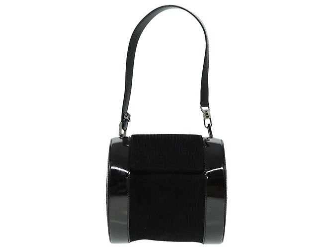Bulgari Borsa a mano BVLGARI in suede marrone Auth hk1677 - vista 2