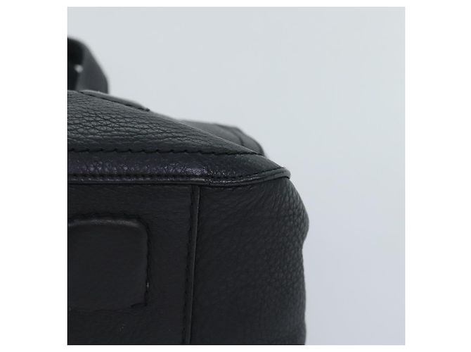 Borsa a mano in pelle nera e oro Salvatore Ferragamo Vala Auth bs18289 Nero D'oro - vista 15