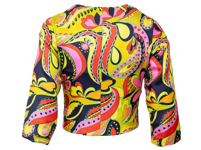 Autre Marque Set di abito in seta vintage e giacca Multicolore - vista 7
