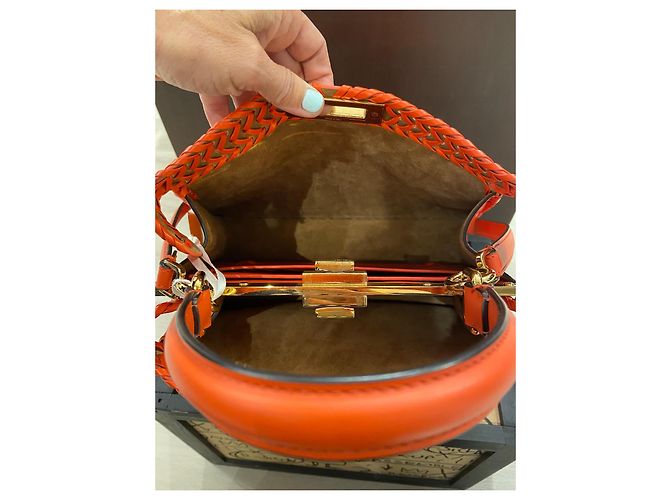 Borsa Fendi Peekaboo IseeU Corallo - vista 3