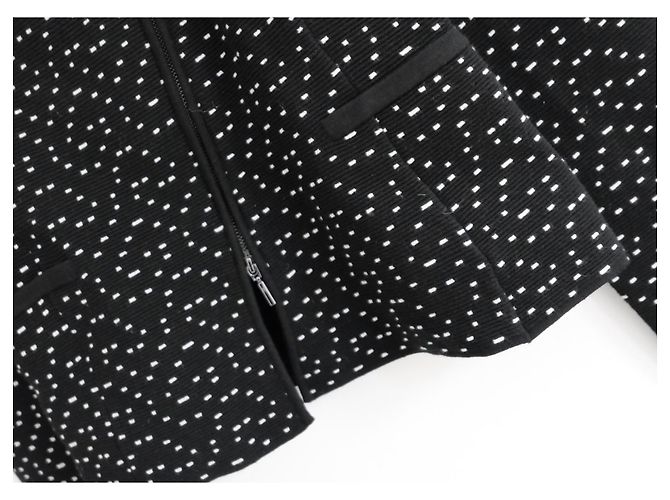 Giacca maculata nera e bianca Emporio Armani Nero - vista 2