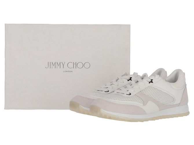 Jimmy Choo Java White Leather Sneakers - 2020s - view 11