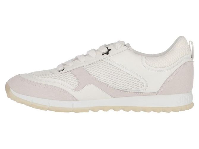 Jimmy Choo Java White Leather Sneakers - 2020s - view 3