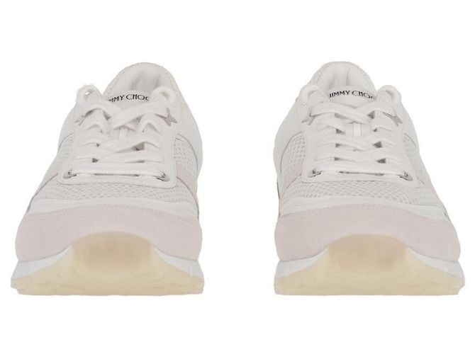 Jimmy Choo Java White Leather Sneakers - 2020s - view 4