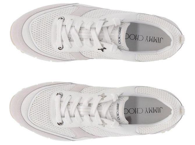 Jimmy Choo Java White Leather Sneakers - 2020s - view 6