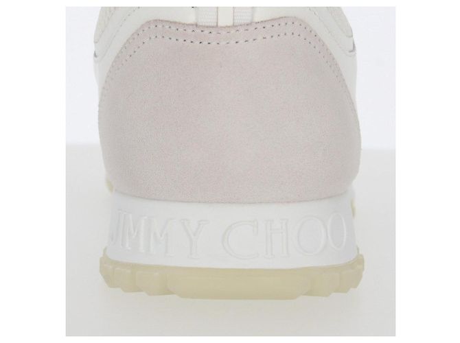 Jimmy Choo Java White Leather Sneakers - 2020s - view 8