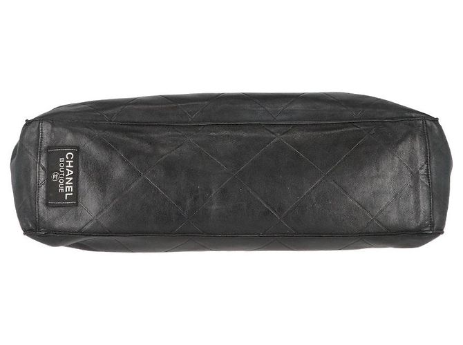 Borsa tote in pelle nera Chanel - anni 2000 Nero - vista 5