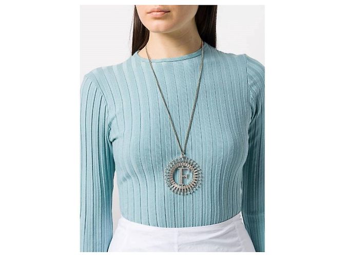 Collana in metallo argento Gianfranco Ferré - anni 2000 - vista 2