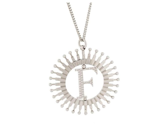 Collana in metallo argento Gianfranco Ferré - anni 2000 - vista 3