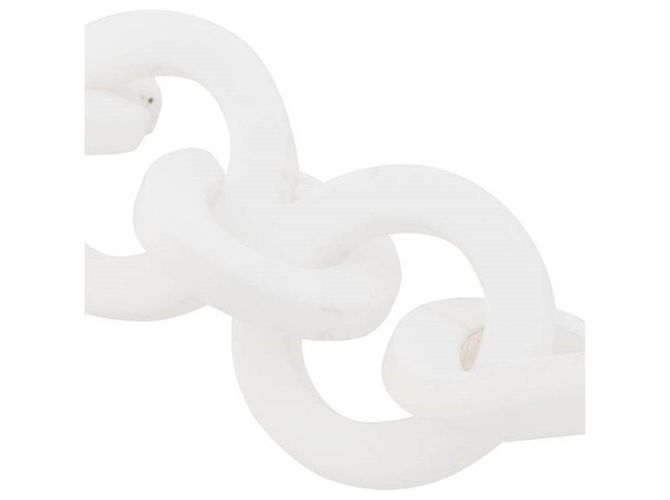 Collar de cadena blanca Gianfranco Ferré - años 2000 Blanco - vista 3