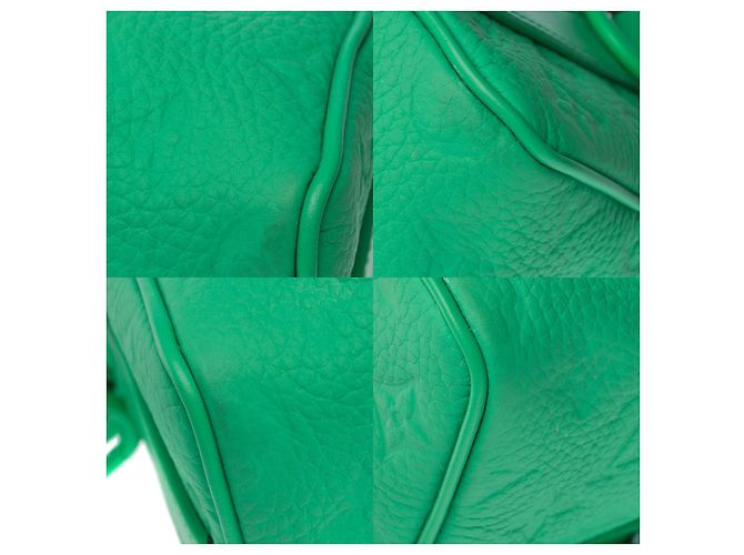 Borsa LOUIS VUITTON Keepall in Pelle Verde - 102181 - vista 11