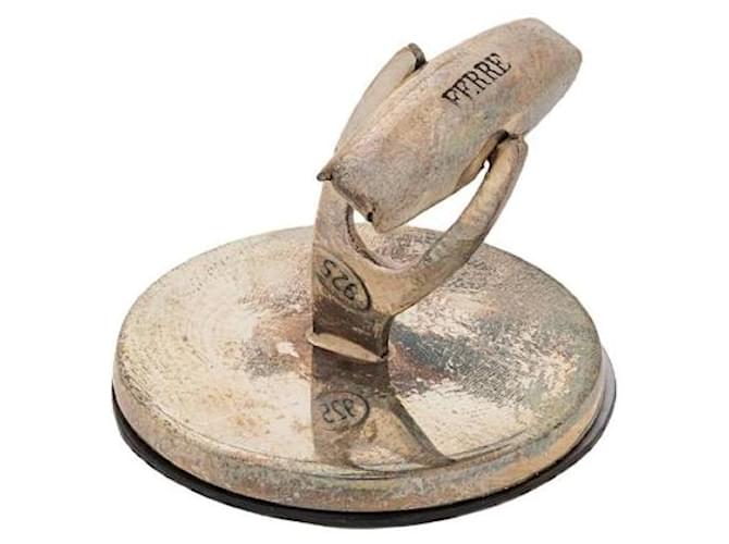 Gemelli in argento Gianfranco Ferré - Anni 2000 - vista 2
