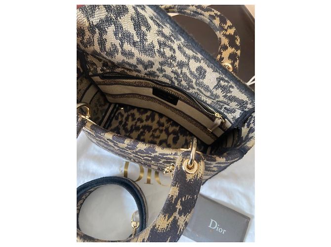 Christian Dior Borsa Lady Dior D-Lite leopard Stampa leopardo - Ansicht 11