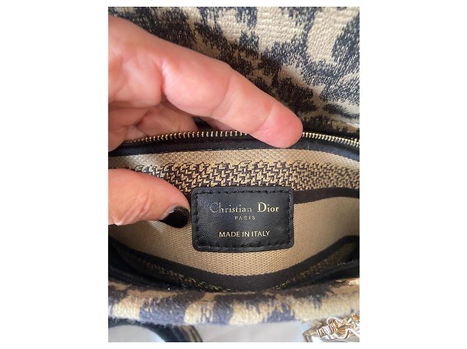 Christian Dior Borsa Lady Dior D-Lite leopard Stampa leopardo - Ansicht 12