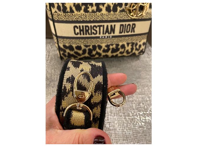 Christian Dior Borsa Lady Dior D-Lite leopard Stampa leopardo - Ansicht 5