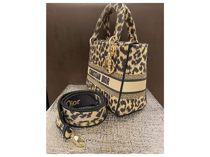Christian Dior Borsa Lady Dior D-Lite leopard Stampa leopardo - Ansicht 6
