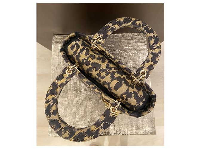 Christian Dior Borsa Lady Dior D-Lite leopard Stampa leopardo - Ansicht 8