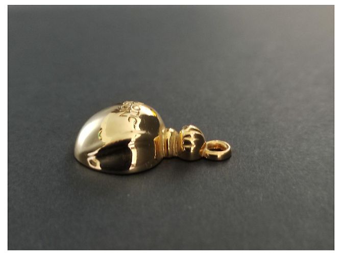 Pendente Dior Hypnotic Poison metallo dorato D'oro - vista 4