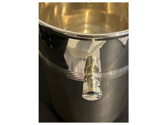 Autre Marque St-Hilaire Champagnerkübel aus versilbertem Metall mit Griffen - Ansicht 2