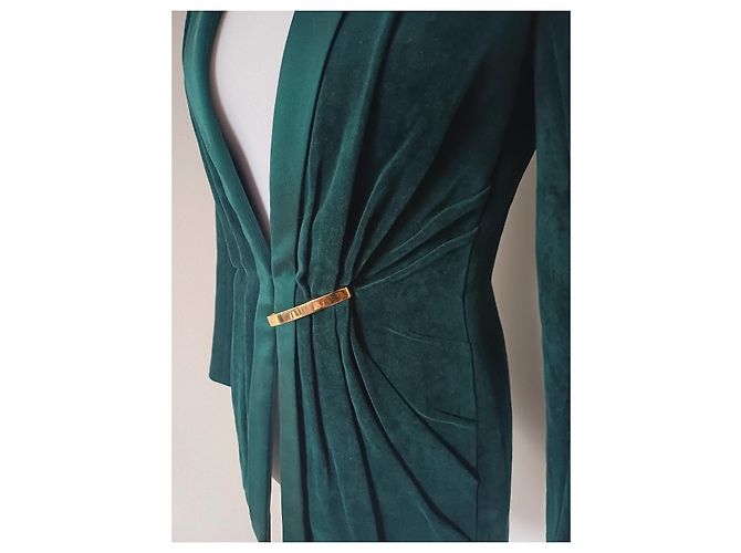 Balmain Blazer Olivgrüner Samt - Ansicht 2