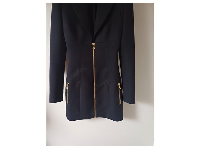 Balmain Midikleid im Tailored-Stil Schwarz - Ansicht 4
