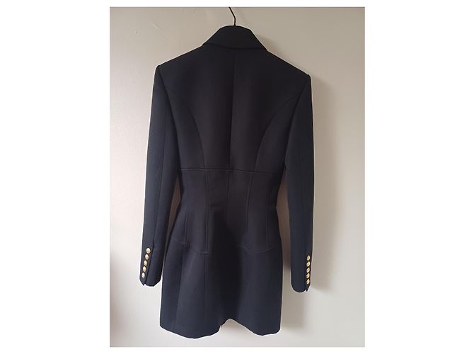 Balmain Midikleid im Tailored-Stil Schwarz - Ansicht 5