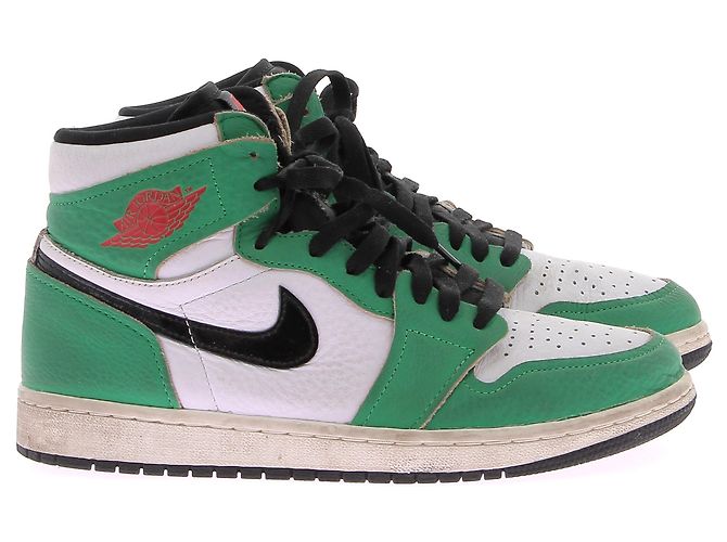 Nike JORDAN Trainer T.EU 40 Leder Grün - Ansicht 2