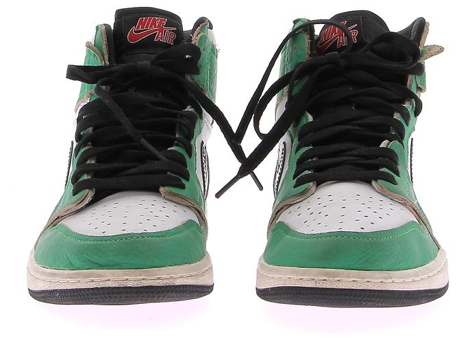Nike JORDAN Trainer T.EU 40 Leder Grün - Ansicht 4