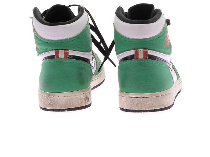 Nike JORDAN Trainer T.EU 40 Leder Grün - Ansicht 5