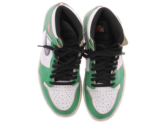 Nike JORDAN Trainer T.EU 40 Leder Grün - Ansicht 6