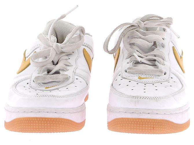 Nike-Sneaker T.EU 40 Leder Weiß - Ansicht 4