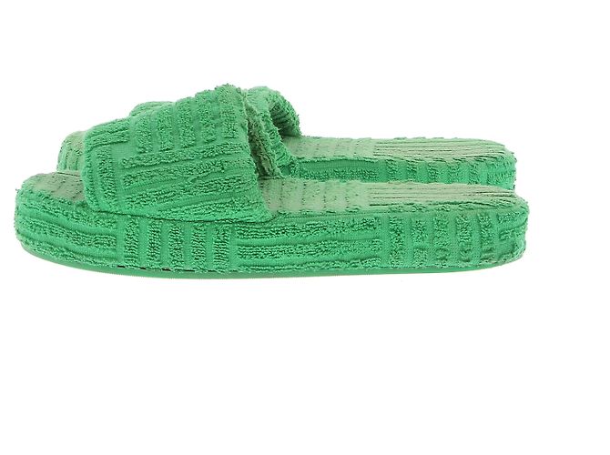 Sandali Bottega Veneta T.EU 40 Tessuto Verde - vista 3